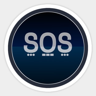 SOS Sticker